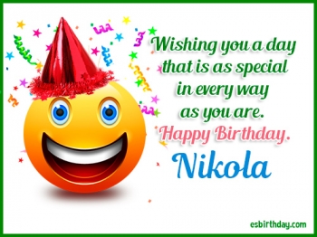 Happiest of birthdays Nikola!!!!